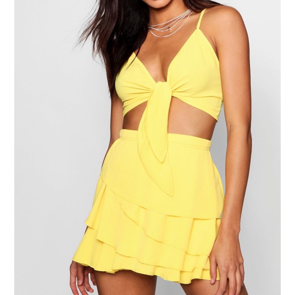 Boohoo two piece set